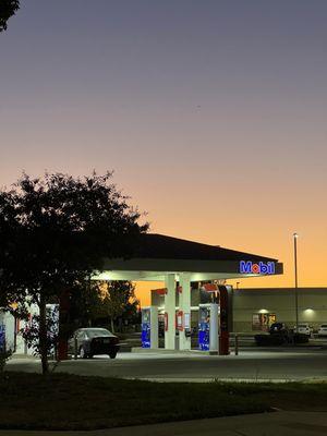 Mobil Gas Station