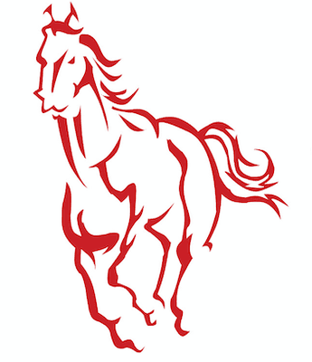 El Vaquero Horse - Logo