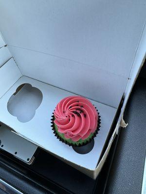 Watermelon cupcake! Soo good!