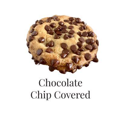 Cover your cookie with mini chocolate chips!