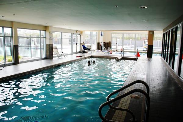 Indoor saltwater warm water pool