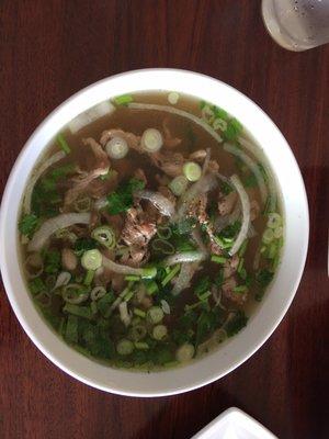 Rare beef pho