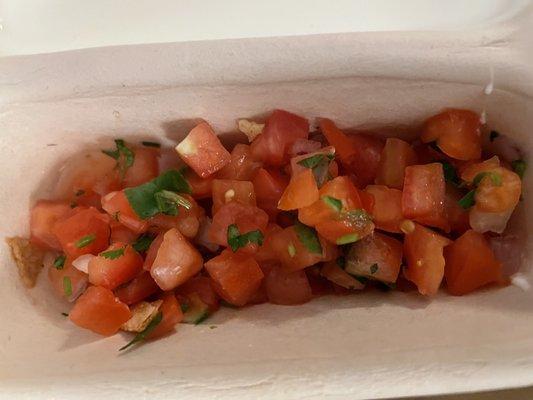 Fresh tomato salsa