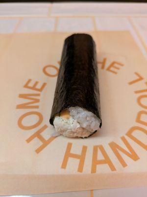 Crab hand roll