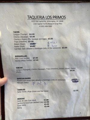 Taqueria Los Primos