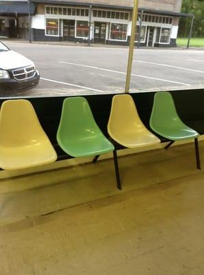 Lemon and lime colorful seats