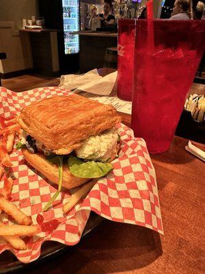 Chicken Salad Sandwich on Croissant