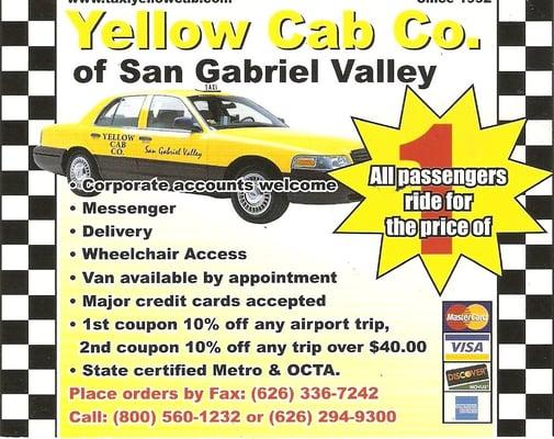 Yellow Cab Co Sgv