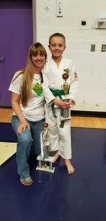 One of our hardest working dojo Moms!