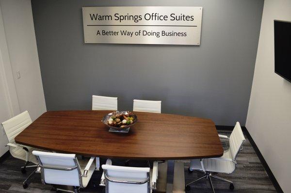 Our conference room is also included at no additional charge.