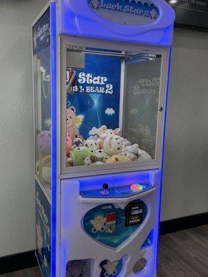 Claw machine. $2 per play