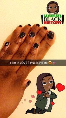 Nails by Tina.... She the best! No Chip