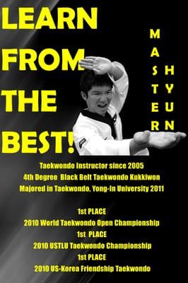 "Taekwondo is discipline. It is change in mindset. Change in behaviour. Change in physical appearance."