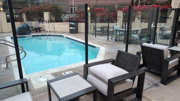 Small pool and outdoor patio