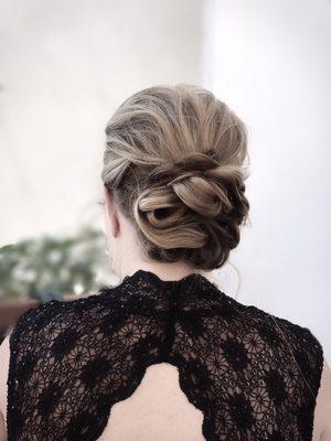 Bridal/Engagement/Wedding/Prom hairstyle .... Make an appointment (619)379 2796 Rose Keller