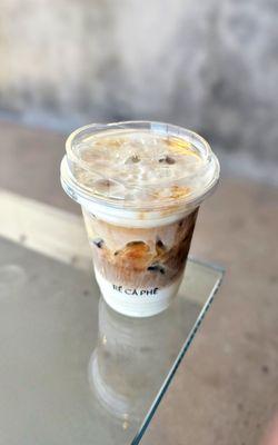 Marble Latte: fine robusta espresso with house-made sweet cream