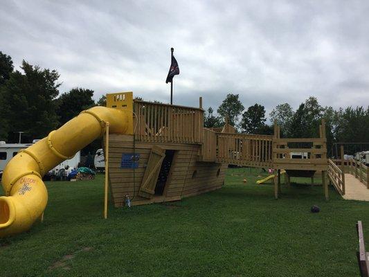 Pirate ship playground