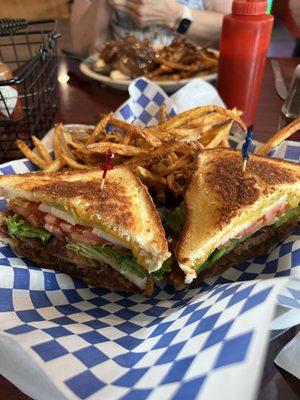 Cowboy club sandwich--out of this world!