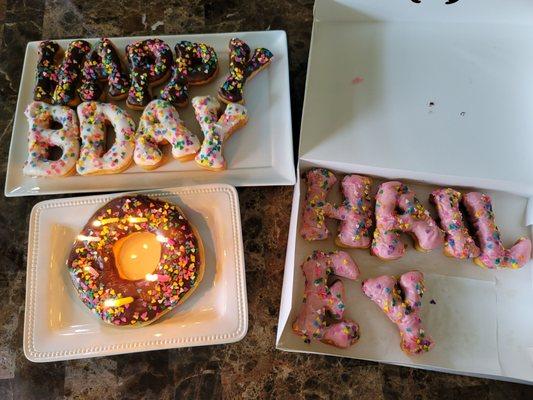 Birthday donuts will be our new tradition!