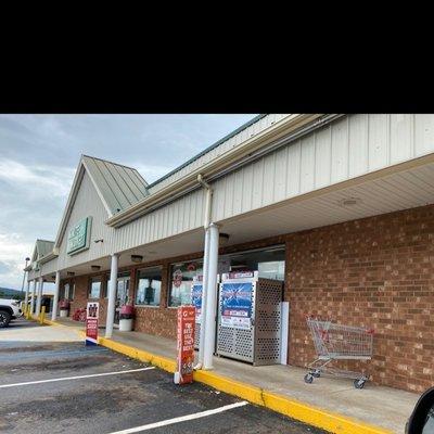 Front door with handicap access out front