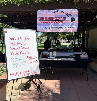 Catering at Polynesian Festival in Huntington Beach