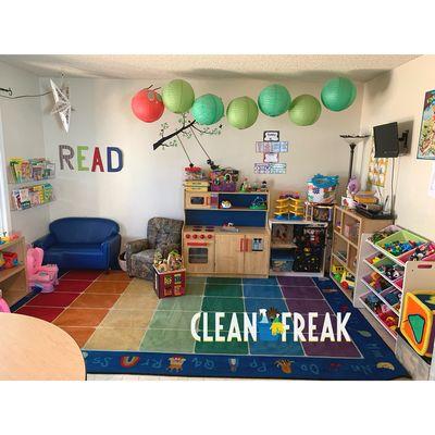 Daycare room cleaning