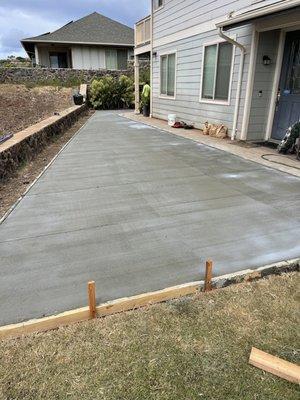 Concrete finished