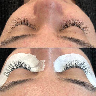 Classic lash extension fill