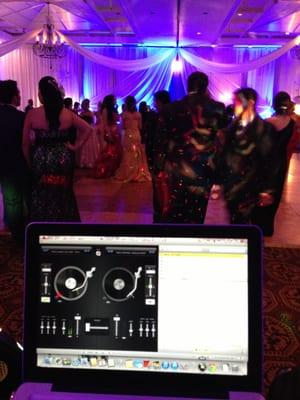 Wedding DJ Lighting Design DJ Gobo Lights Pin Spot