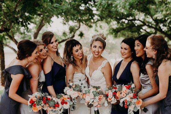 Bridal party flowers!