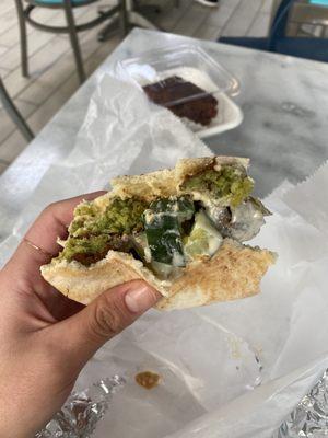 Falafel Pita Sandwich