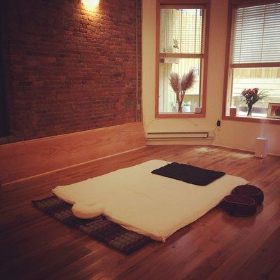 Shiatsu in our spacious studio