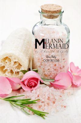 Melanin Mermaid's Glow baby Ocean Salt Scrub