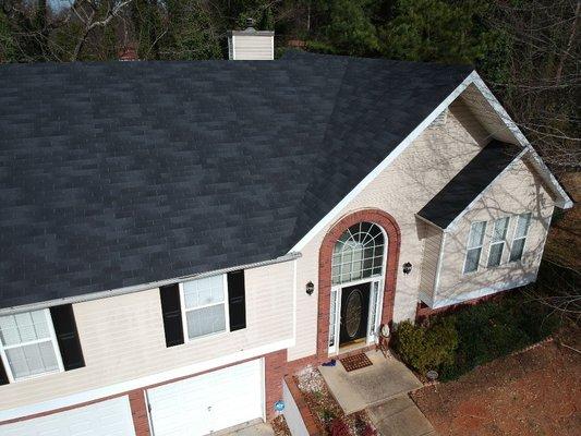 Curb appeal of this property improved.  This is the best looking house in the neighborhood.