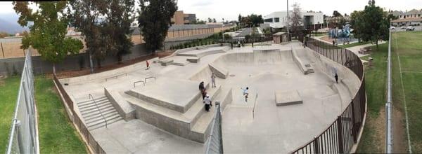 Climbed the fence for the panorama :)