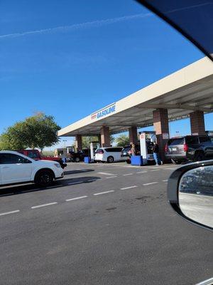 Costco gas area