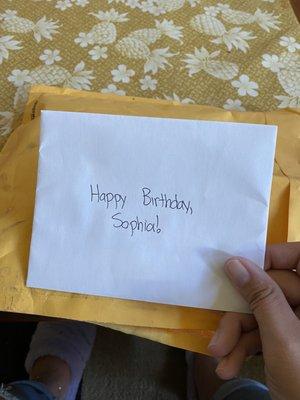 Happy Birthday Card