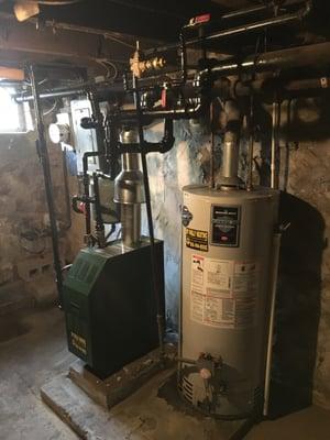 New boiler installed