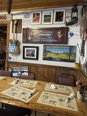 Decorations in Dining area