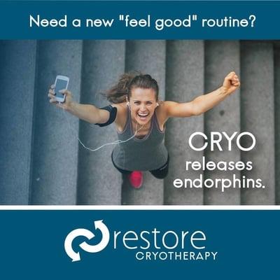 Cryotherapy Releases Endorphins