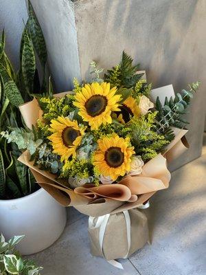 Sunflowers from A flower shop