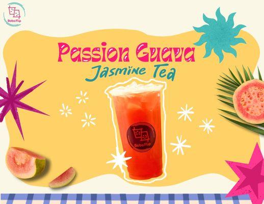 NEW SUMMER DRINK!! -- PASSION GUAVA JASMINE TEA