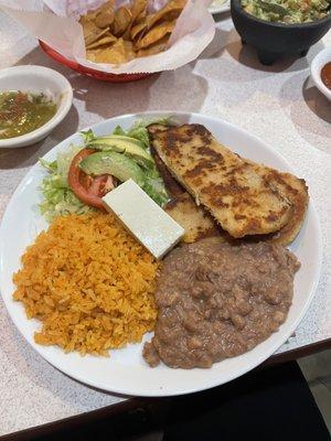 Chicken Milanesa Pollo Platter