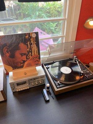 Getz playing on the turntable