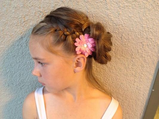 Updos for young ladies too!