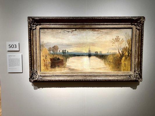 J.M.W. Turner, Chichester Canal, c. 1828 (seen: 01/25/22)