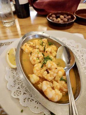 Garlic Shrimp, leftover