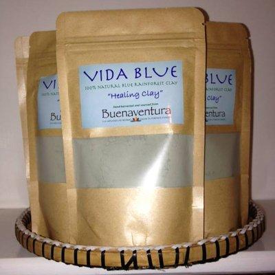 Vida Blue:  Healing Clay from Costa Rica.  Available for facials, body wraps, & retail purchase.