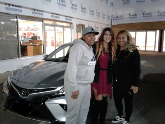 Congratulations to the Reyes family on your new 2018 Camry! 11/24/17