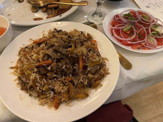 The Uzbek plov